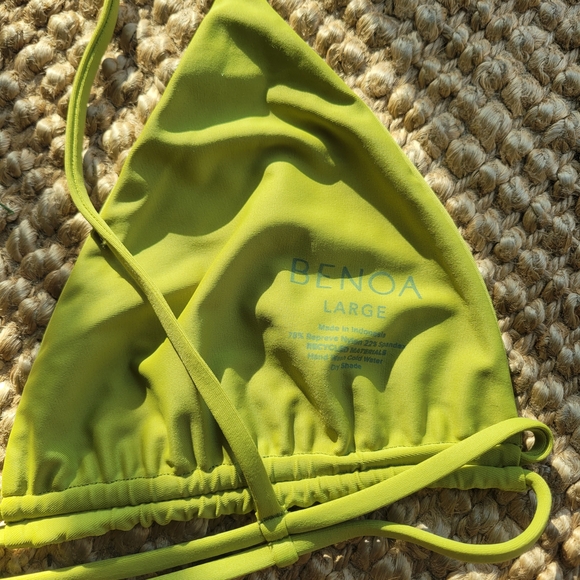 Benoa Swim Siena Bikini Top in Starfruit Green - Picture 7 of 7